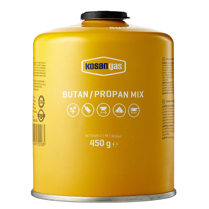 Gasdåse 450g. butan/propan mix grill