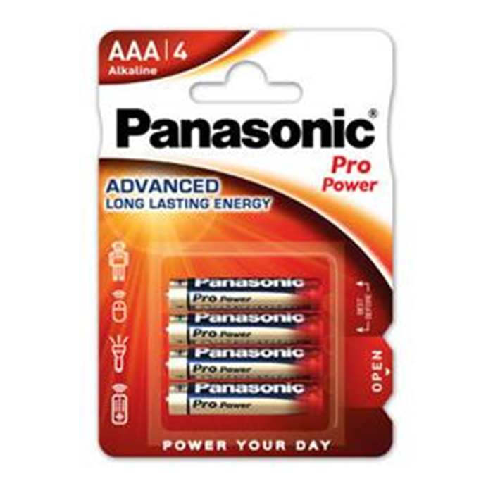 Batteri Panasonic AAA 4 stk. LR03 ProPower