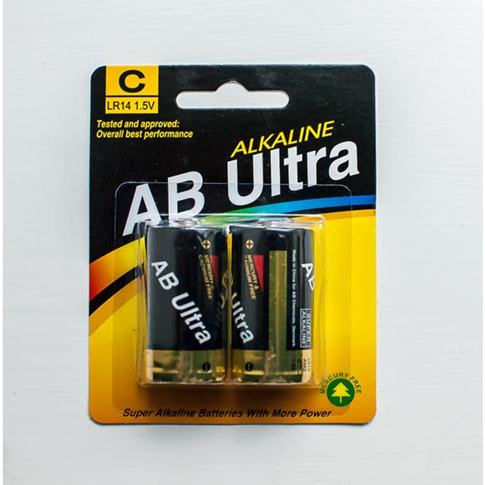 AB Ultra batteri C 2 stk. LR14