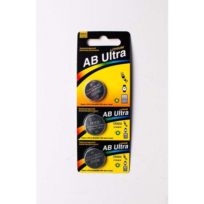 AB Ultra batteri CR2032 3 stk.