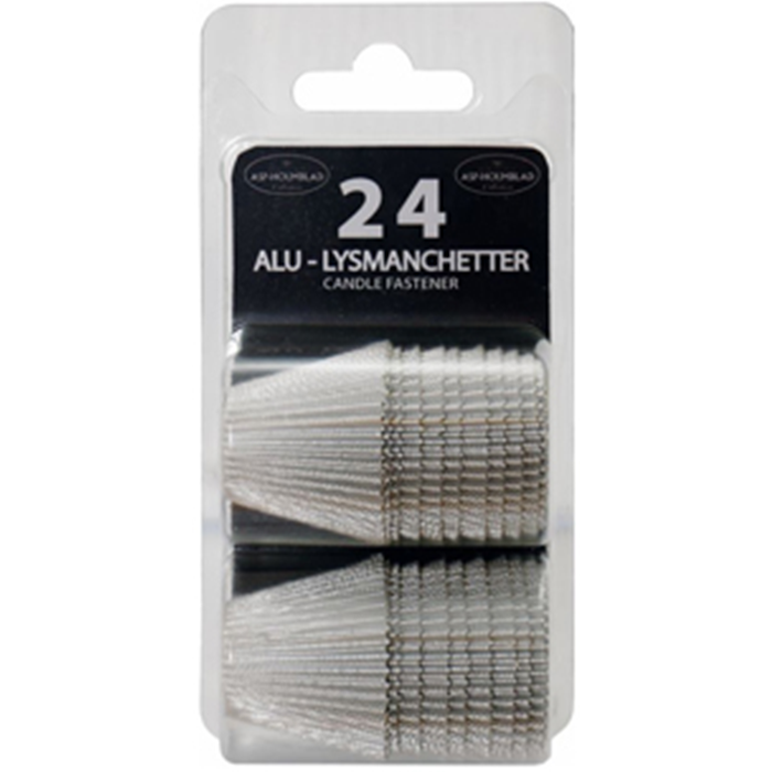 Lysmanchet alu 24 stk. h2,7cm.