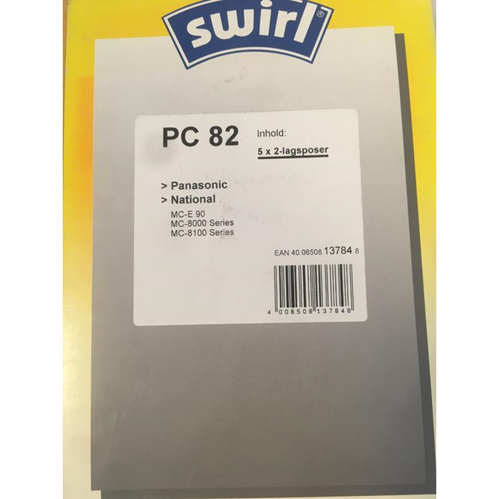 Støvsugerposer PC82 papir