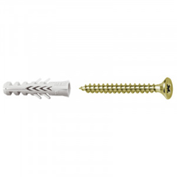 Plug F 8X40 nylon med skrue Z2