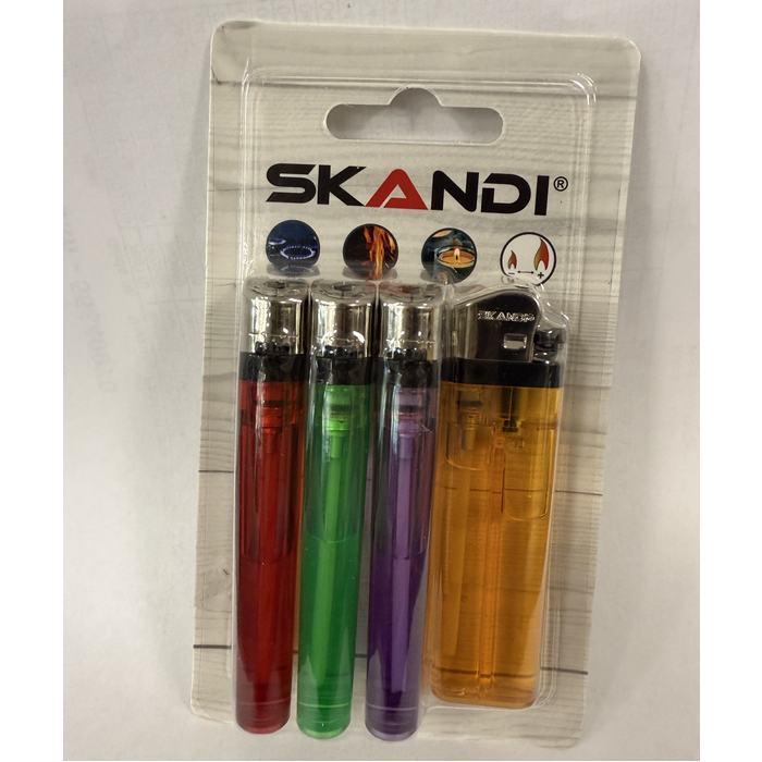 Flint lighter Frosty 4 pak, Blister