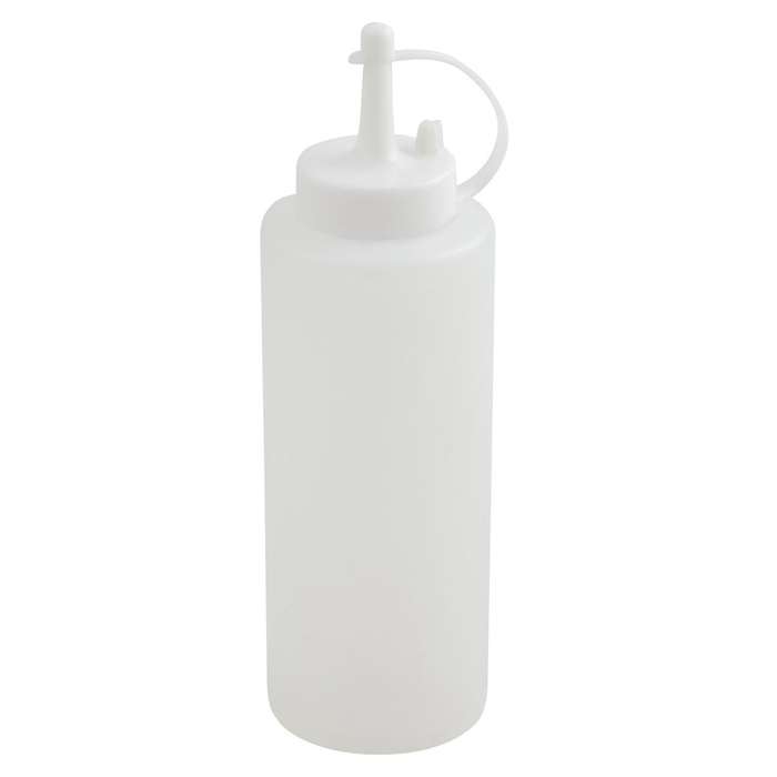Plastflaske med prop 375ml. dosseringsflaske