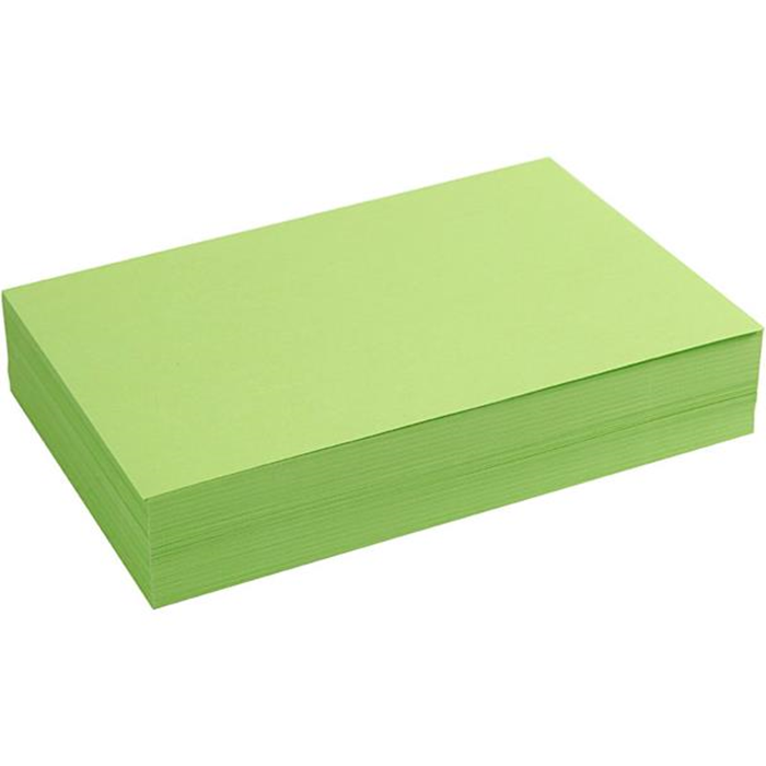 A4 papir grøn ternet 500 ark