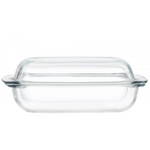 Stegeso i glas 3L. +1,4L. 32x20x13 cm.