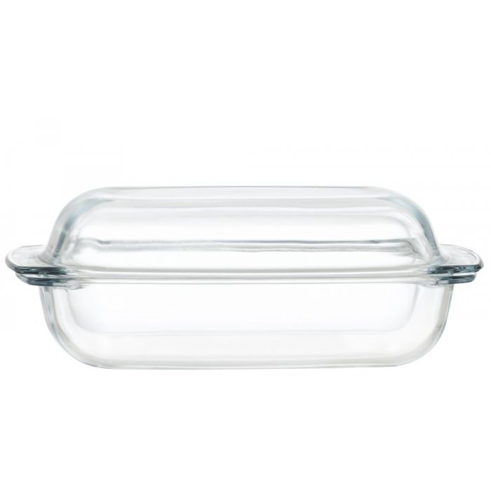 Stegeso i glas 3L. +1,4L. 32x20x13 cm.