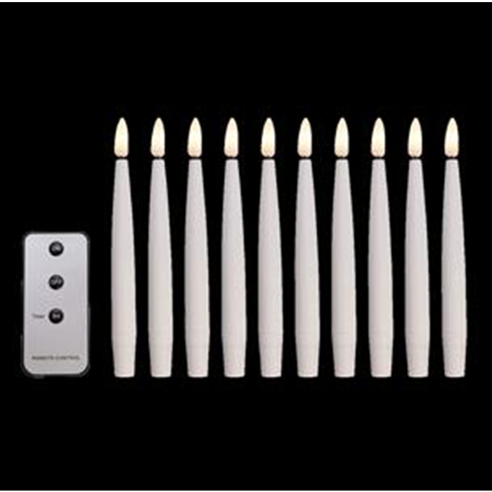 LED juletræslys 10 stk. med timer