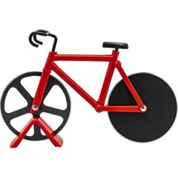 Pizzaskærer cykel rød/gul/grøn & sort Westmark 1329