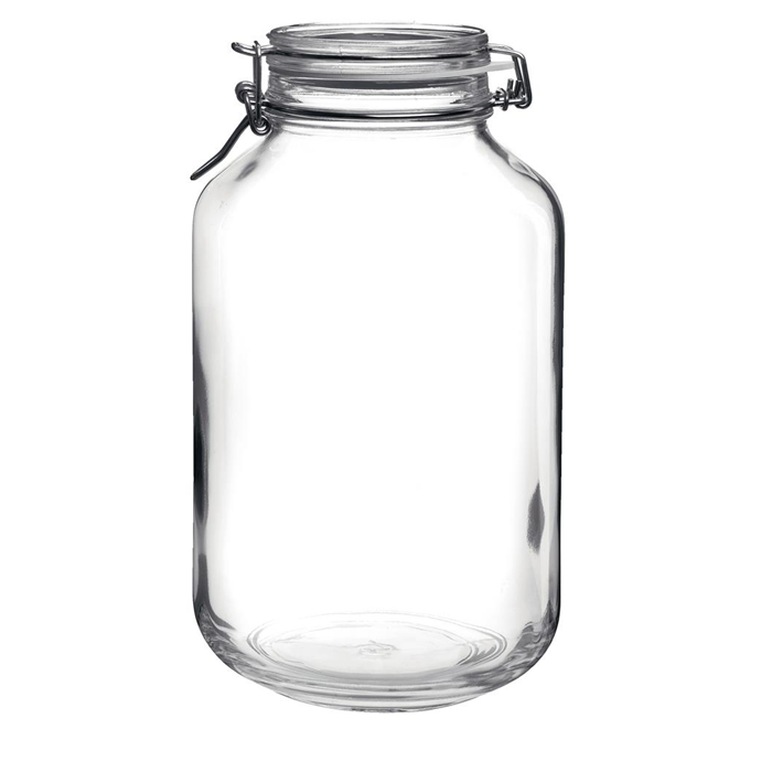 Henkogningsglas 3,0L. firkantet Bormioli