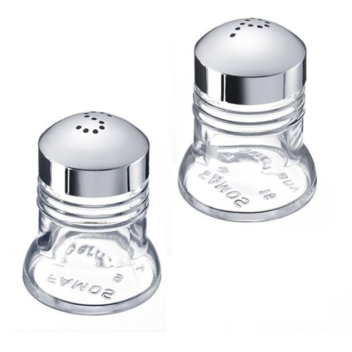 Salt og peber sæt glas/krom Westmark 6316