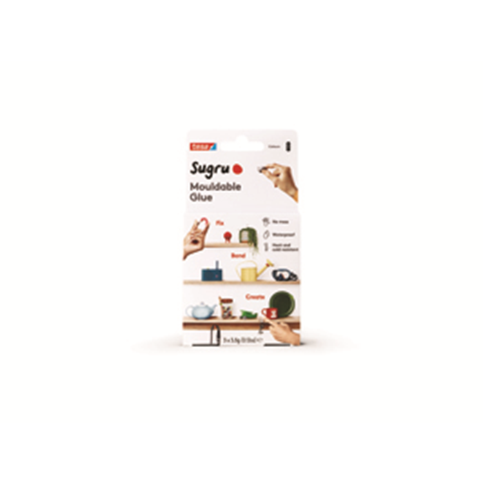 Limmasse sort sugru 3 stk. Tesa