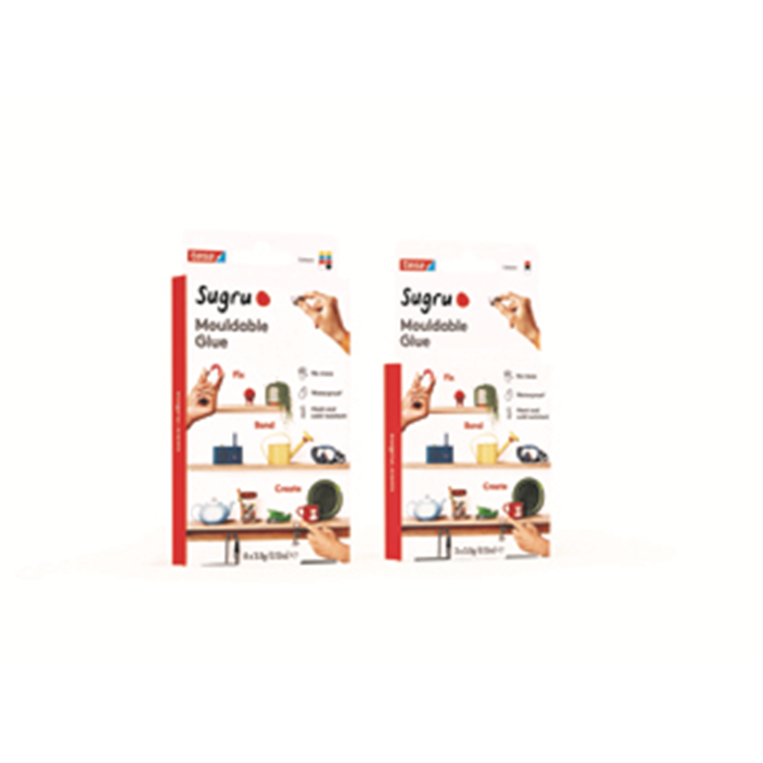 Limmasse hvid sugru 3 stk. Tesa