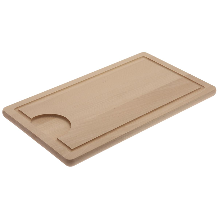 Skærebræt bøg 45x27x2cm. med saftrille