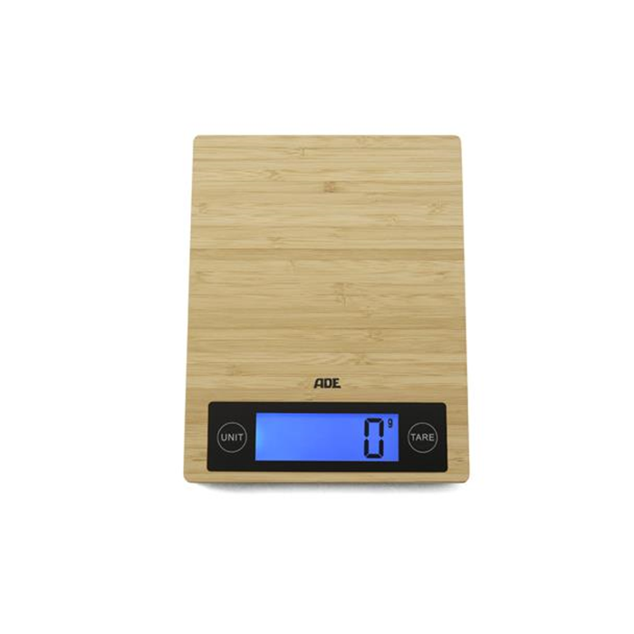 Køkkenvægt Ramona bambus 5kg. 1g. KE1128