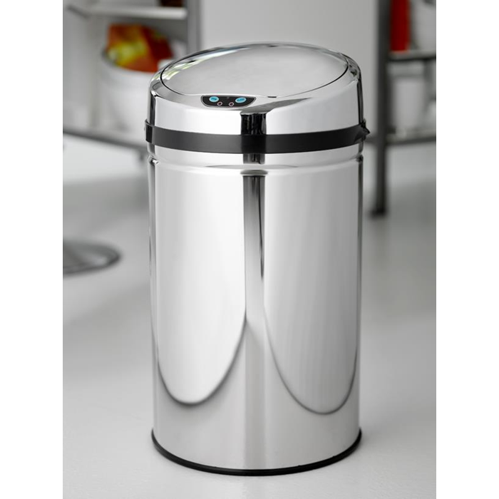 Affaldsspand 30L. auto låg Steel Function
