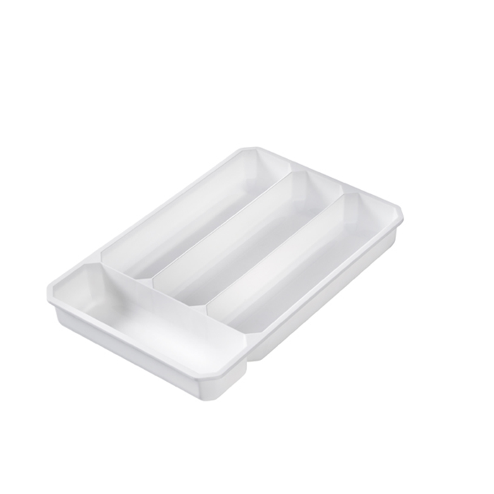 Bestikbakke 4 rum hvid plast Reda Orthex