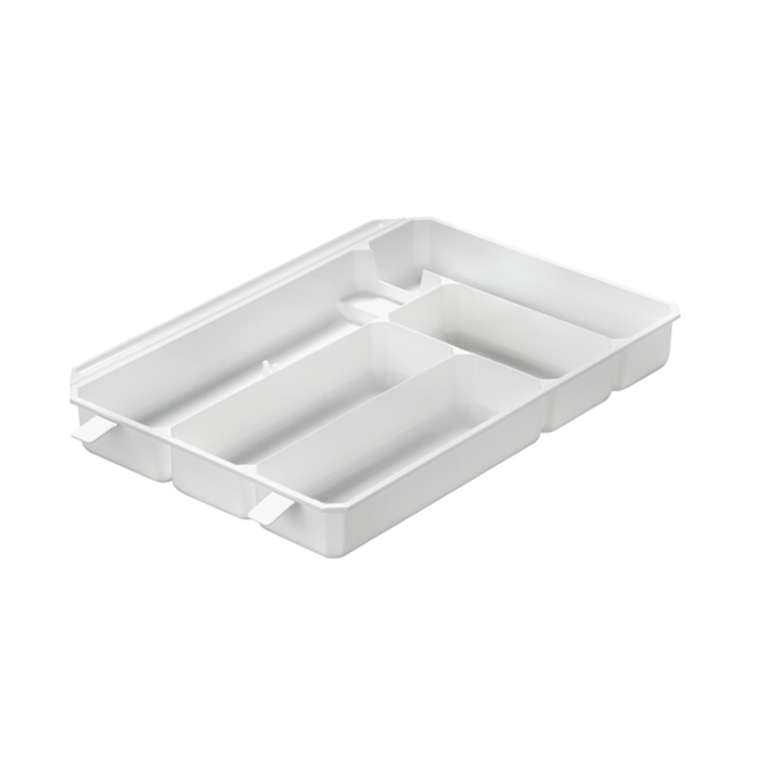 Bestikbakke 5 rum hvid plast Reda Orthex