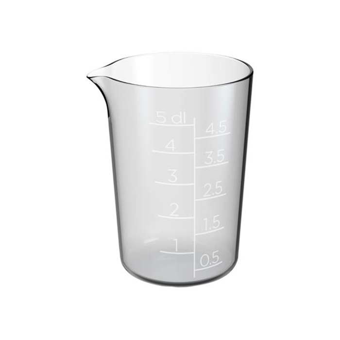 Målekande 0,5L. SAN plast GastroMax