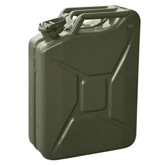 Jerry can 20L. metal