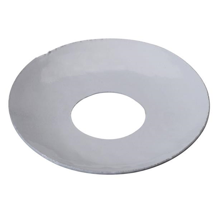 Lysmanchet hvid metal