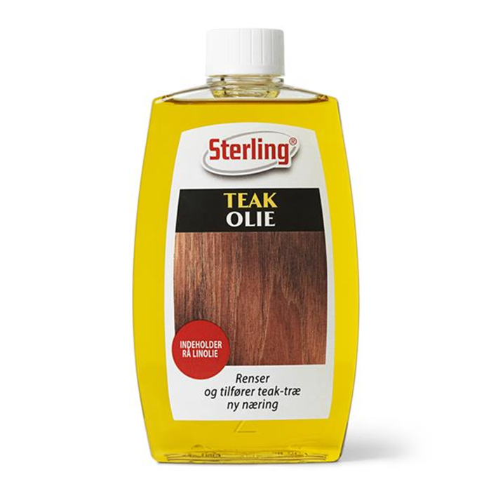 Teakolie neutral m/linolie 250ml.
