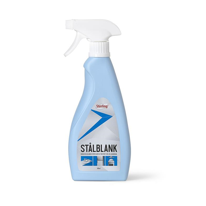 Stålblank spray 500ml. Sterling