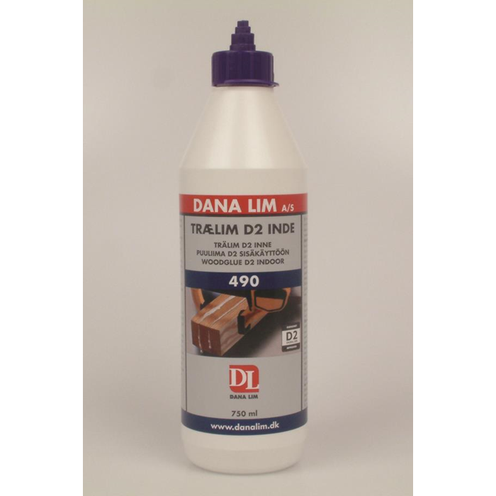 Lim træ D2 inde 750ml. DANA490