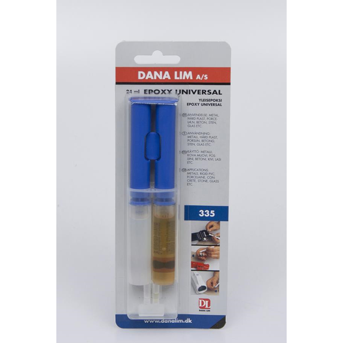 Epoxy lim tube blå 24ml. DANA335