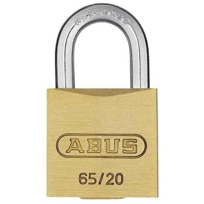 Hængelås enslukning 65/20mm. Abus