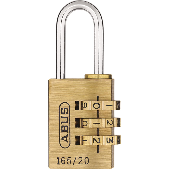 Hængelås 165/20mm. med kode Abus