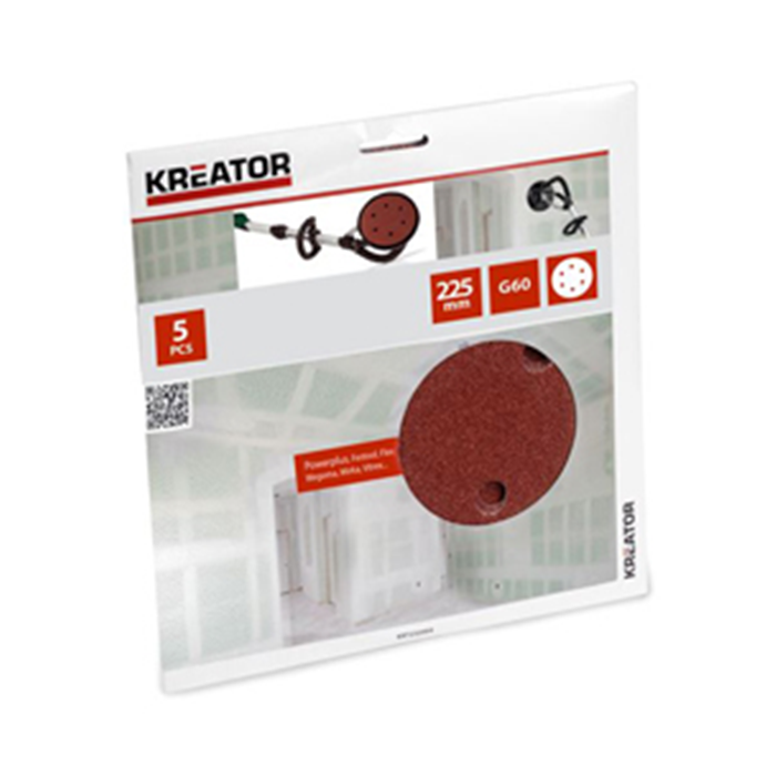 Sliberondel ø225mm. K60 rød KRT232004