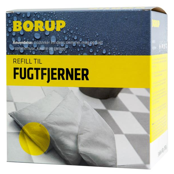 Fugtfjerner refill 3 stk. 450g. Borup