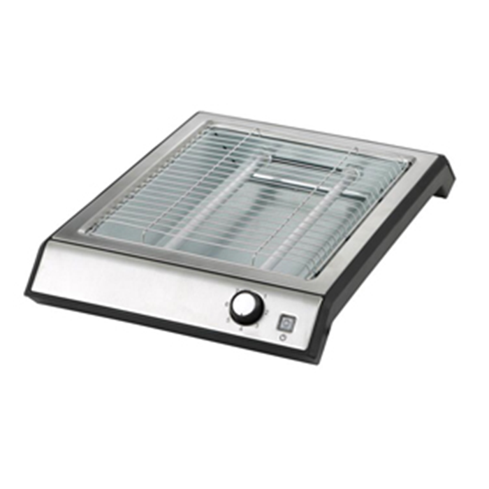 Brødrister flad stål 700W. MasterPro