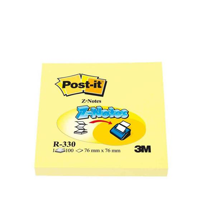 Post-it z-note 75x75mm. (12 blokke)